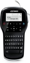 DYMO LabelManager 280 oplaadbare, draagbare labelmakerkit | QWERTZ-toetsenbord | met 2 rollen D1-labels en een draagkoffer