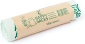 Happy Sacks sacs bio 30 litres - 3 rouleaux de 10 pièces