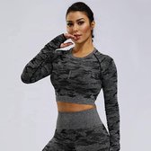 Army Sportlegging/ Yogalegging Dames High Waist - Zwart