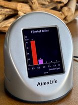 AtmoLife PCM (Kleuren touch-display), Luchtkwaliteitsmeter die de fijnstof meet | draadloos ventilatie aan/uit | yoga