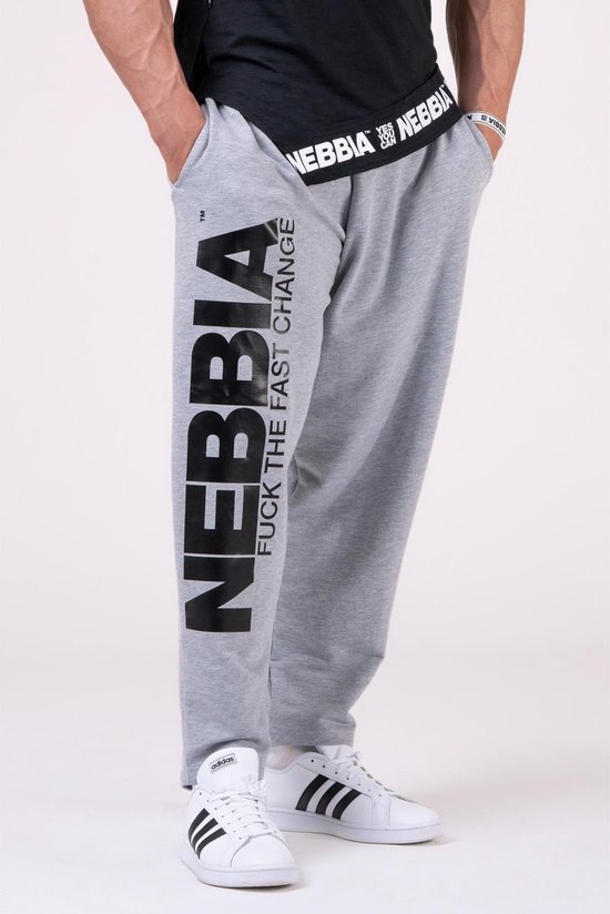 Bodybuilding Broek Grijs - Nebbia 186 Iconic Sweatpants | bol.com