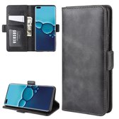 Huawei P40 Lite Hoesje - Book Cover Zwart by Cacious (Element serie)