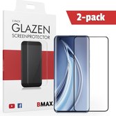 2-pack BMAX geschikt voor Xiaomi Mi 10 Pro Screenprotector Full Cover Glas / Dekt het volledige scherm! / Beschermglas / Tempered Glass / Glasplaatje