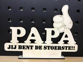 Zaag Als opa het niet maken kan inclusief houten hartje opa / vaderdag / vader / cadeau / verjaardag