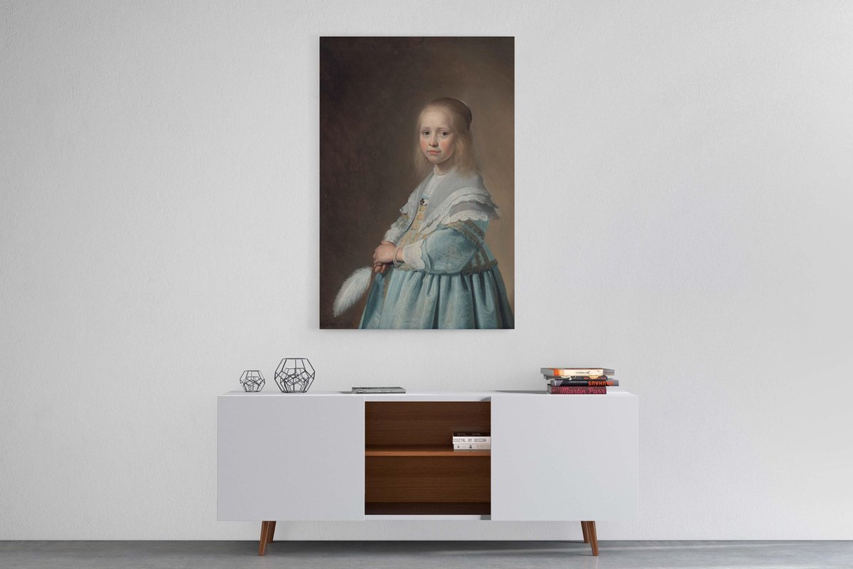 Textielframe 100x150cm met De roodsnaveltoekan van Aert Schouman
