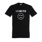 Cadeautip! 1,5 meter Unisex T-shirt | Corona t-shirt | Houd afstand shirt