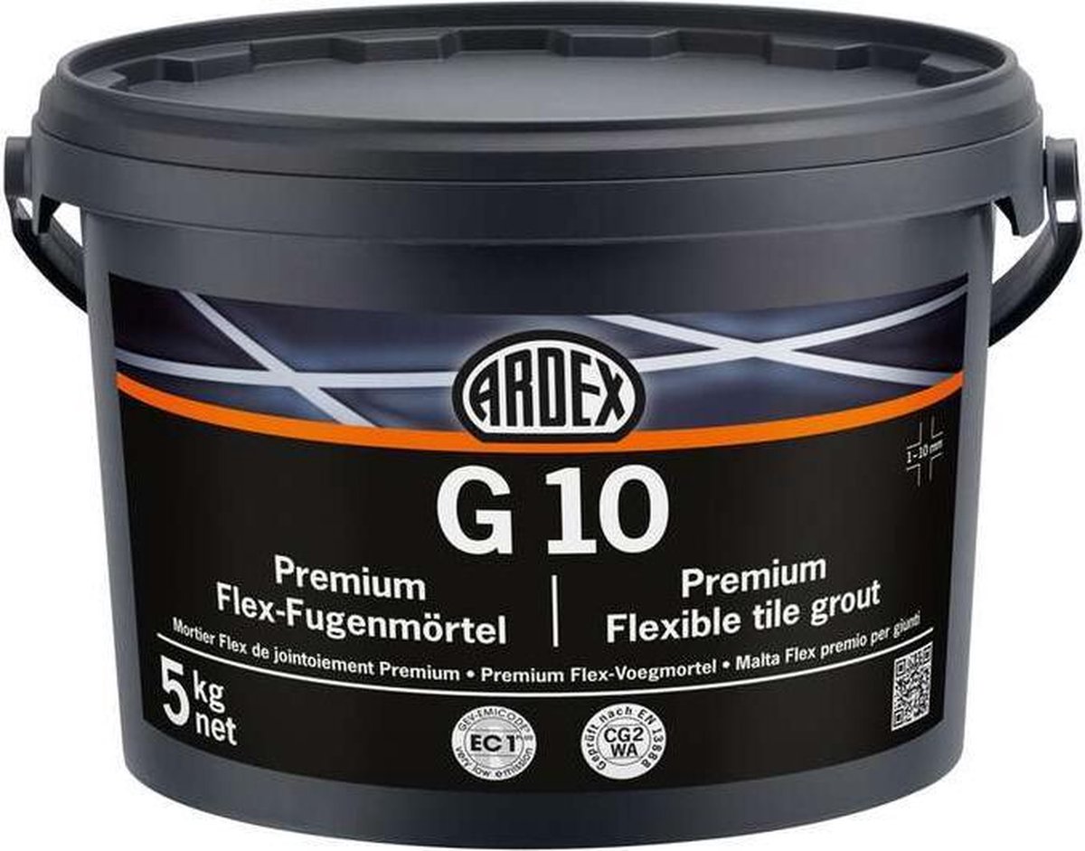 Ardex G10 Premium Flex-Voegmortel cementgrijs 5kg
