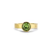 Melano Twisted Green phylosophy ring set - goudkleurig - dames - maat 52