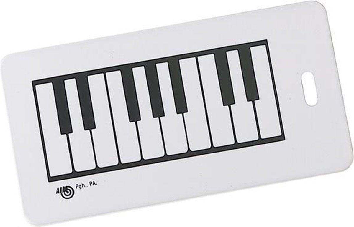 Kofferlabel Pianotoetsen