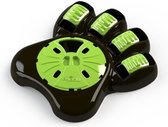 AIKIOU Paw Interactive Bowl - bruin en groen - voor hond