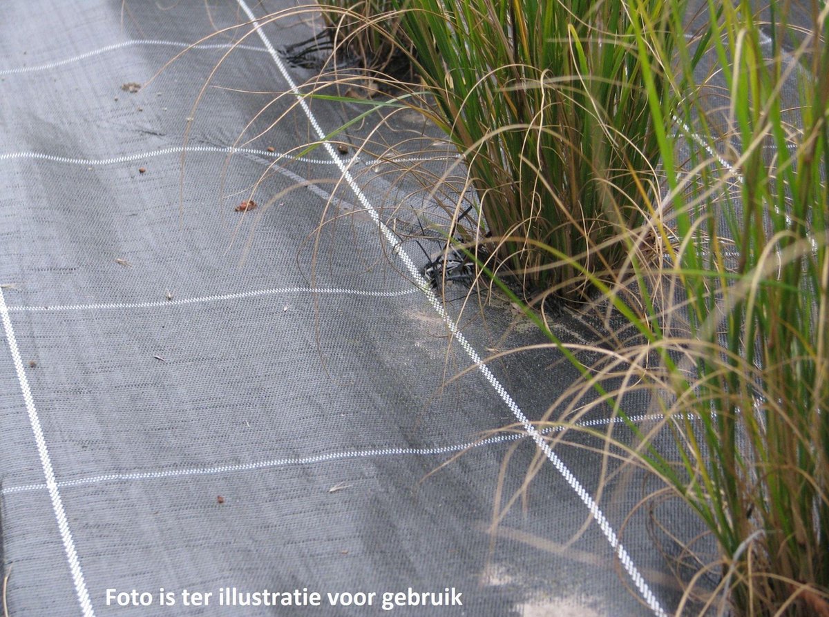 Anti-Worteldoek / Kwaliteits-Gronddoek tegen onkruid 100 gr/m² 0.50x100m ZWART