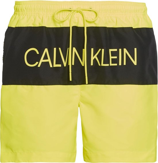 Calvin Klein Zwembroek - Maat XL - Mannen - geel/ zwart | bol.com