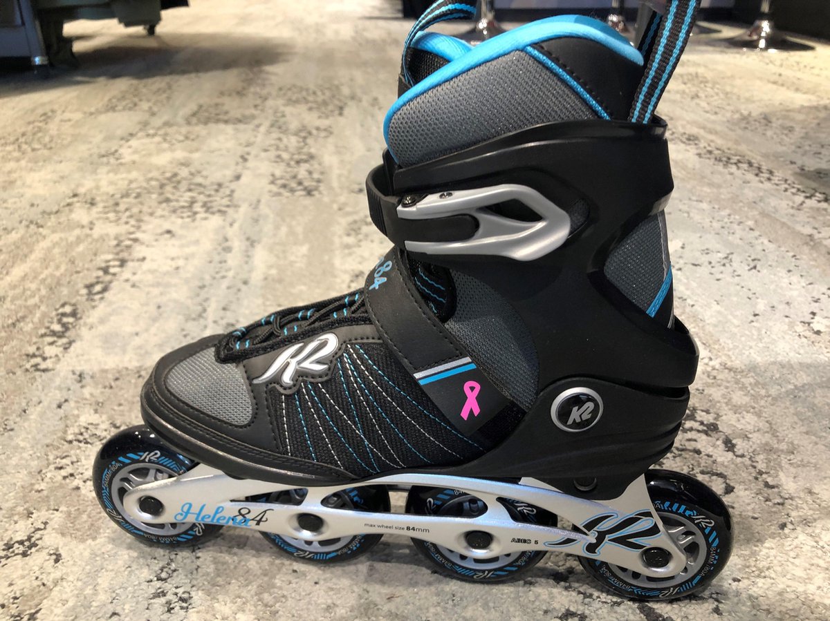 K2 Helena 84 inlineskates - maat 40 - zwart/lichtblauw