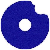 Donut vilt onderzetter - Donkerblauw - 6 stuks - ø 9,5 cm Rond - Glas onderzetter - Cadeau - Woondecoratie - Woonkamer - Tafelbescherming - Onderzetters Voor Glazen - Keukenbenodig