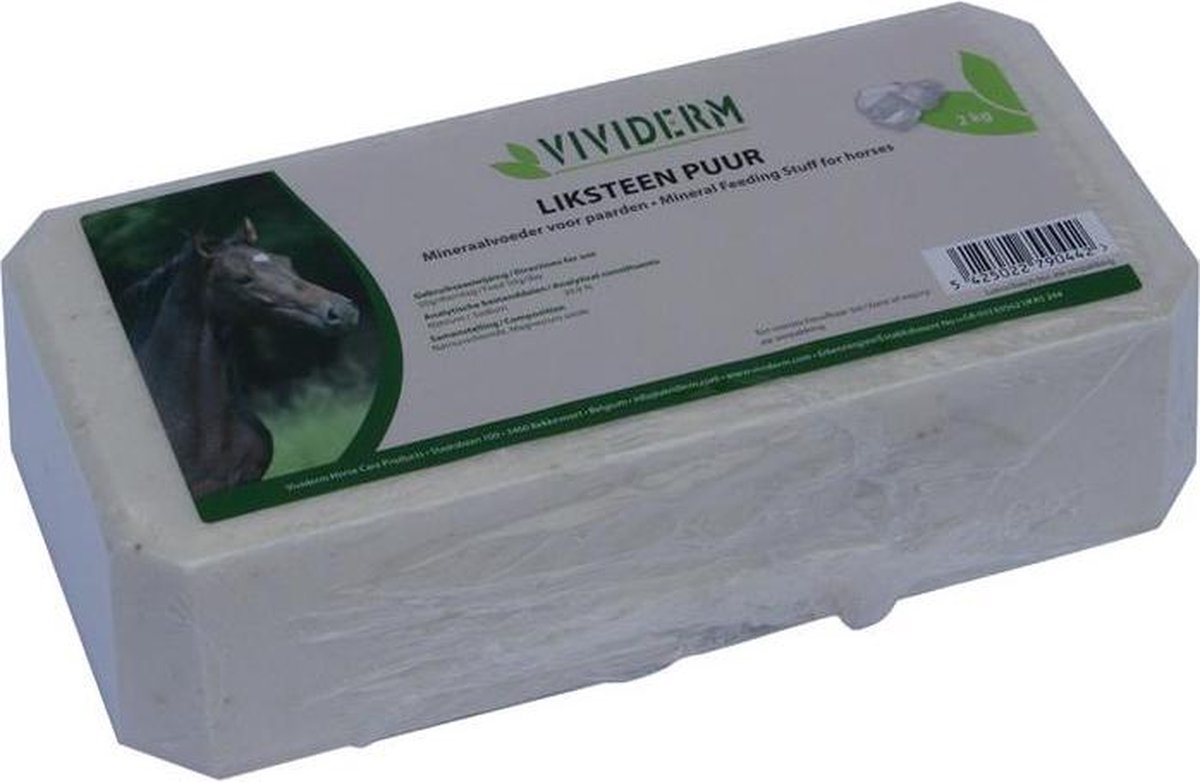 Liksteen wit puur Vividerm 2kg