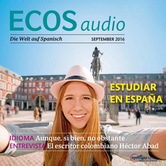 Spanisch lernen Audio - Studieren im Ausland - cover