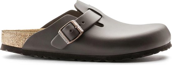 Birkenstock Unisex Natuurleer donker bruin slipper - maat 47 | bol.com