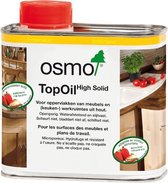 Osmo TopOil 3037 Wit 0.5 Liter | Meubel Olie voor Hout | Werkbladolie | tafel - snijplank - Werkbladen | Houtolie - meubelolie