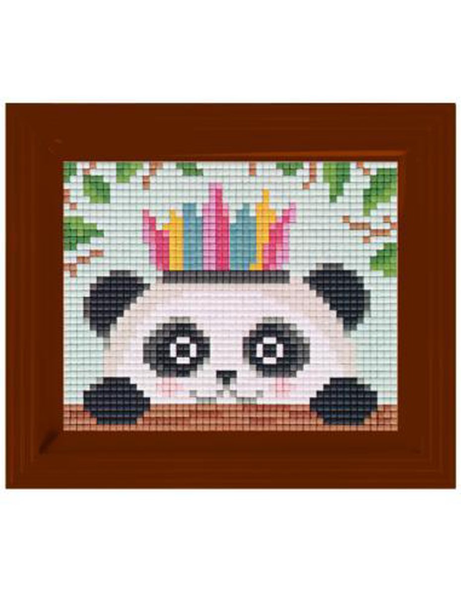 Pixelhobby Classic Panda Indiaan 10x12 cm
