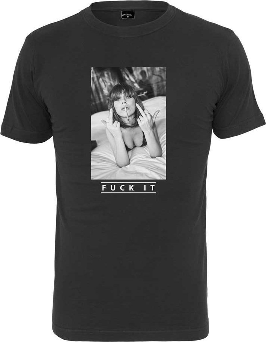 Mister Tee Fuck It 2.0 Heren T-shirt M Zwart