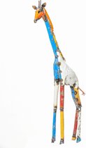 METAL MEDIUM COLOURFUL GIRAFFE