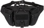 Heuptas inclusief netje voor bidonhouder survival tasje wandel tas tactical tas paintball soft air - fanny pack - bum bag
