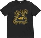 Urban Classics Kinder Tshirt -Kids 146- Third Eye Zwart