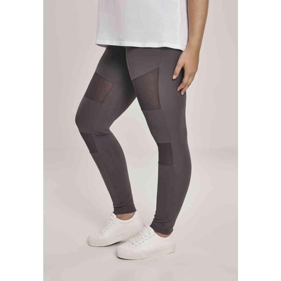 Urban Classics - Tech Mesh Sportlegging - XS - Grijs van Urban Classics — afbeelding 5