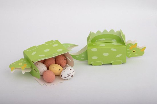bestrating buik Peer Dino traktatie doosjes |10 stuks | snoep box | dinosaurus gift box |  kinderfeestje |... | bol.com