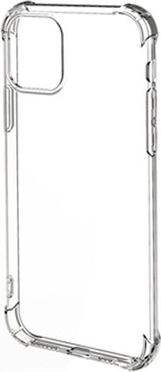 Iphone 11 Pro Max Silicon Anti Shock transparant hoesje  met 2x gratis Tempered glass Screenprotector