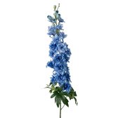 Viv! Home Luxuries Ridderspoor extra groot - zijden bloem - blauw - topkwaliteit