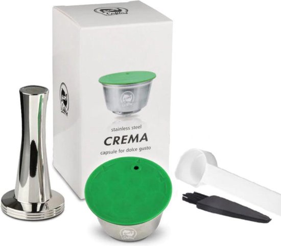 Herbruikbare / Hervulbare koffie capsule / Cup - Geschikt voor Dolce Gusto  - RVS Cups | bol.com