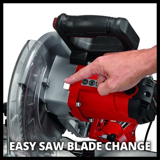 Einhell Elektrische Radiaal Afkort-/Verstekzaag TC-SM 2531/2 U - 1900 W - Ø254 mm - Met laser - Incl. onderstel - Incl. 48 tands zaagblad