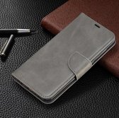 Leren Telefoonhoesje voor Samsung Galaxy A71 | Hoogwaardig PU Leren Book Case | Lederen Wallet Case | Pasjeshouder | Portemonnee | Grijs