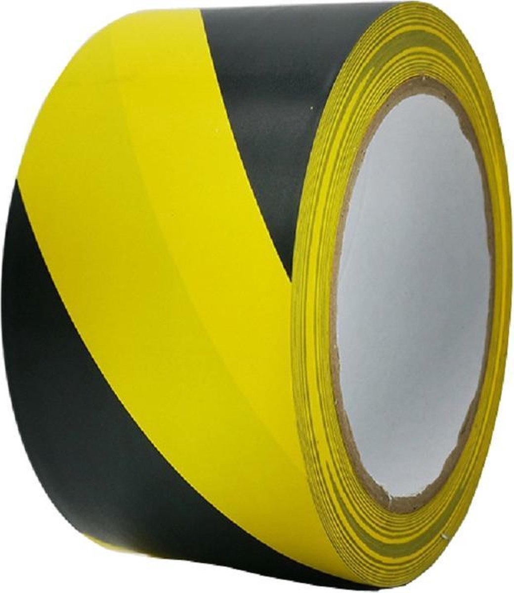 Markeringstape voor vloer geel-zwart - Merkloos