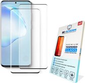 BE-SCHERM Samsung Galaxy S20 Ultra Screenprotector Glas - Case Friendly - 2x