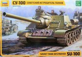 Zvezda - Soviet S.p.gun Su-100 (Zve3688) - modelbouwsets, hobbybouwspeelgoed voor kinderen, modelverf en accessoires