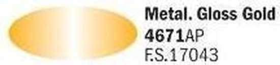 Italeri IT4671AP Acrylic Paint, Gloss Gold