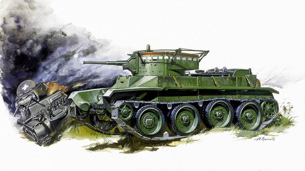 Zvezda Modelbouwpakket Militaire voertuigen - 3507 Soviet Light Fast Moving Tank BT-5 Plastic - 1:35 - Modelbouw
