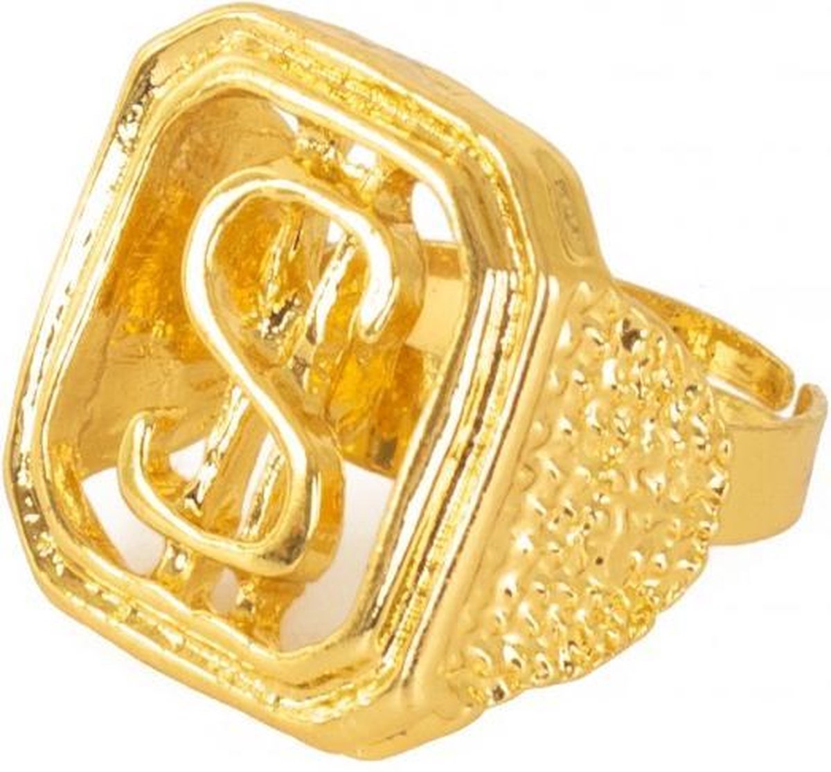 Nep gouden Pimp ring dollar