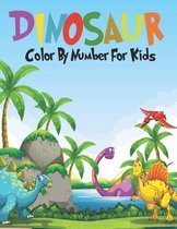 Dinosaur Color By Number F or Kids