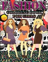 Fashion Coloring Book for Girls Age 6-12: Encouraging coloring books for girls; A cute Book to draw for Kids