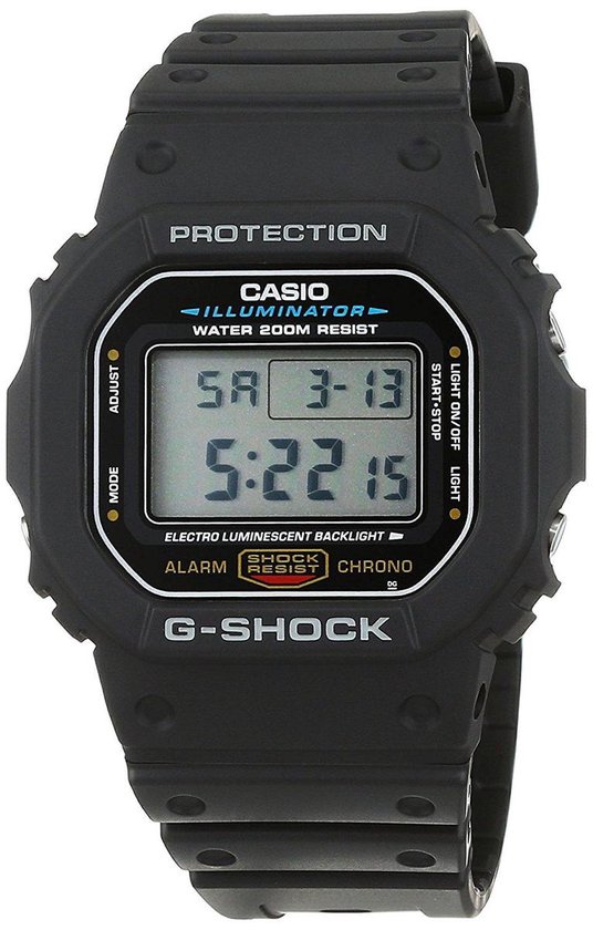 Casio G-Shock Heren Horloge DW-5600E-1VER - 39 mm