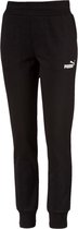 PUMA Ess Fl Cl Joggingsbroek Dames - Cotton Black