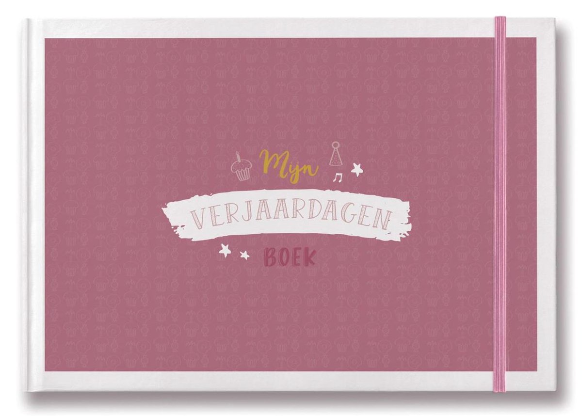 Maan Amsterdam Mijn verjaardagenboek - Roze - Invulboek voor de leukste verjaardagsherinneringen
