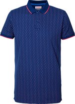 Petrol Industries Korte mouw Polo shirt - M-2000-POL934 Marine (Maat: M)