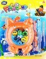 Afbeelding van het spelletje Visspel Vissen Vangen Viskat Oranje – Visjes Viscadeautje Kermis Uitdeelcadeautje Vis Speelgoed