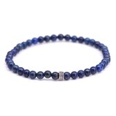 FortunaBeads Basic Lapis Lazuli Kralen Armband Dames – Blauw – Medium 18cm