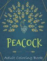 Peacock Adult Coloring Book