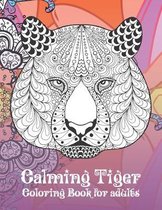 Calming Tiger - Coloring Book for adults